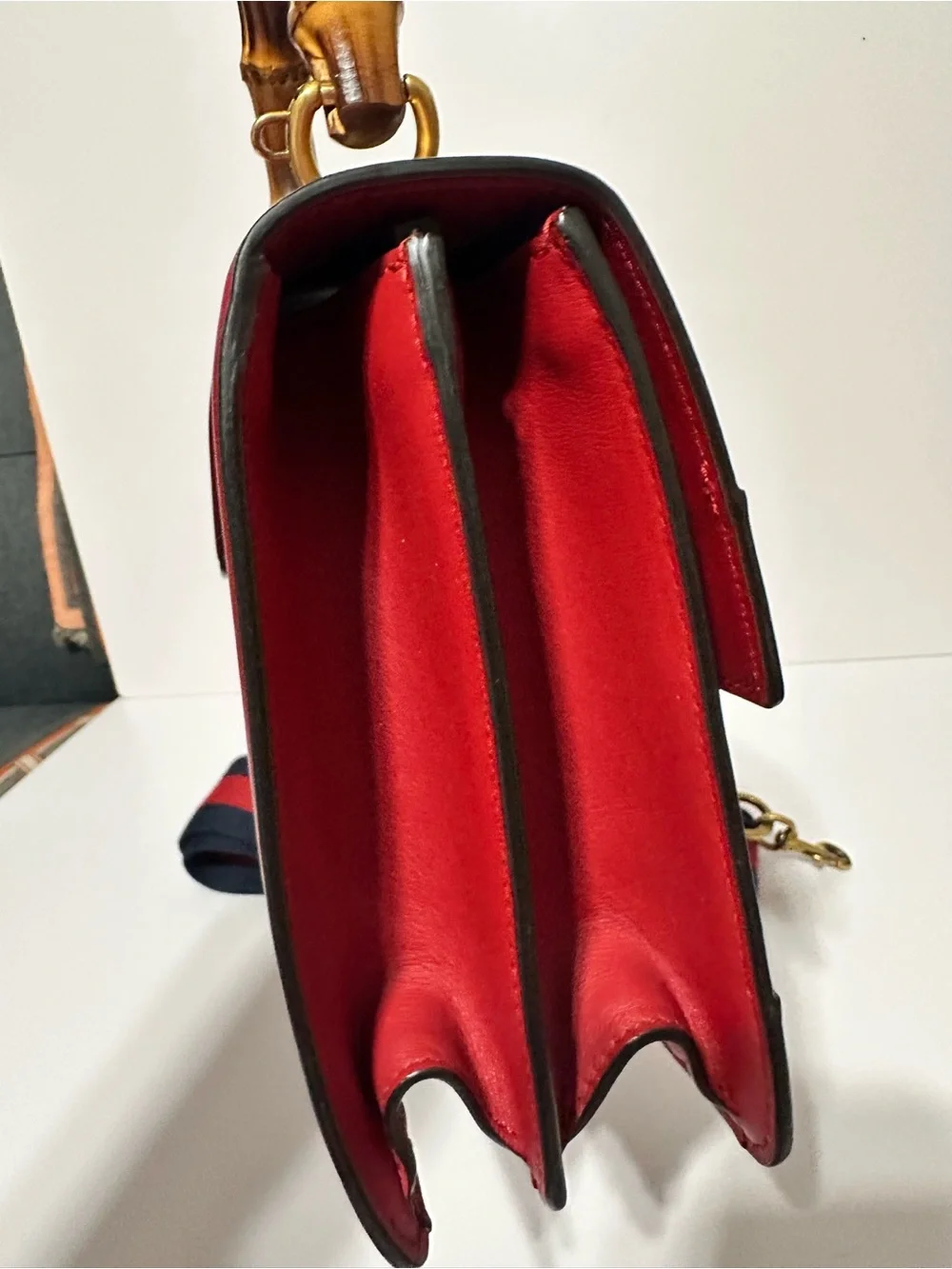 Gucci ❤️🌟 Dionysus Bamboo Top Handle with Long Strap ⭐️